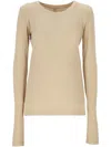 Uma Wang Crewneck Knitted Jumper In Brown