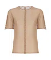 Uma Wang Semi-sheer T-shirt In Rose
