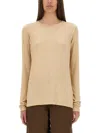 Uma Wang Crewneck Knitted Jumper In Neutral