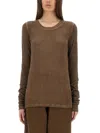 Uma Wang T-shirt Tata In Brown