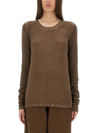Uma Wang T-shirt Tata In Brown