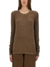 Uma Wang T-shirt Tata In Brown