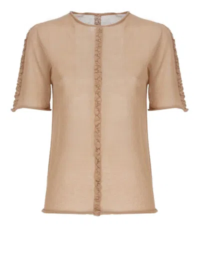 Uma Wang T-shirts And Polos In Brown