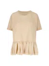 Uma Wang Beige Jersey Todi T-shirt In Beige