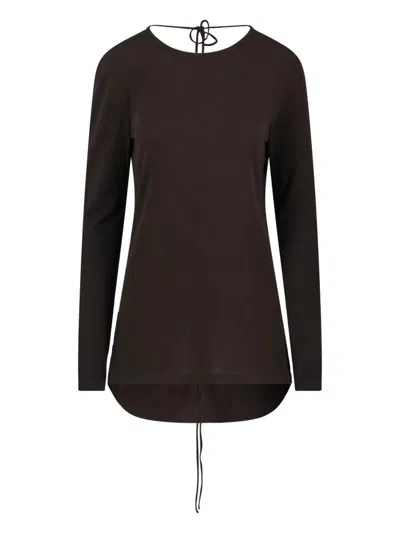 Uma Wang T-shirts And Polos In Black