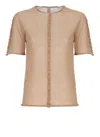 Uma Wang Semi-sheer T-shirt In Pink