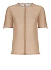 Uma Wang Semi-sheer T-shirt In Pink