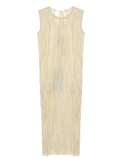 UMA WANG TAN DRESS