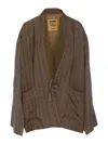 Uma Wang Tank And Black Jester Jacket In Green