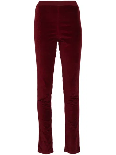 Uma Wang Tapered Trousers In Red