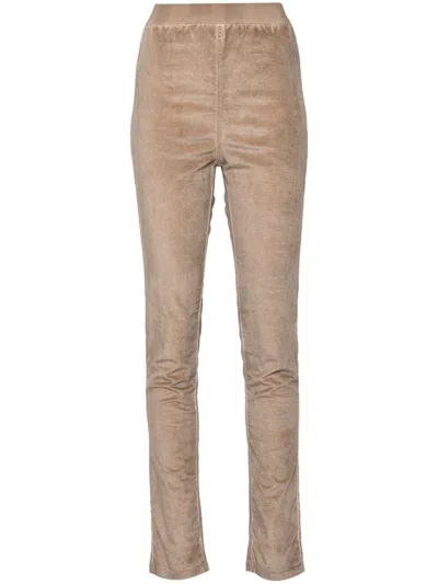 Uma Wang Tapered Trousers In Beige