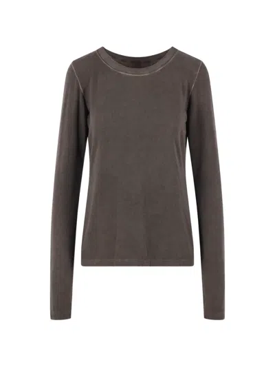 Uma Wang Tata Ribbed T-shirt In Gray