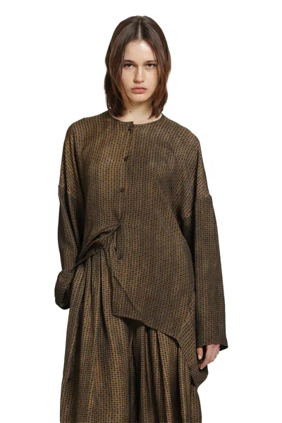 Uma Wang Tate Top In Brown