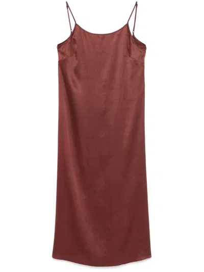 Uma Wang Tavella Midi Dress In Red
