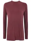 Uma Wang "tea" Jersey Top In Red