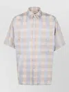 Uma Wang Teorya Gorlitz Check Short Sleeve Shirt In Multi