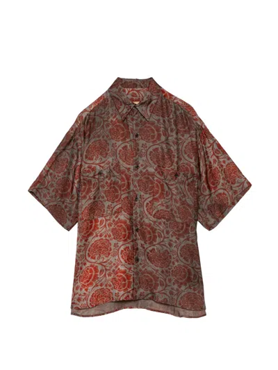 Uma Wang Teorya Shirt In Brown