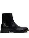 Uma Wang Textured Chelsea Boots In Black