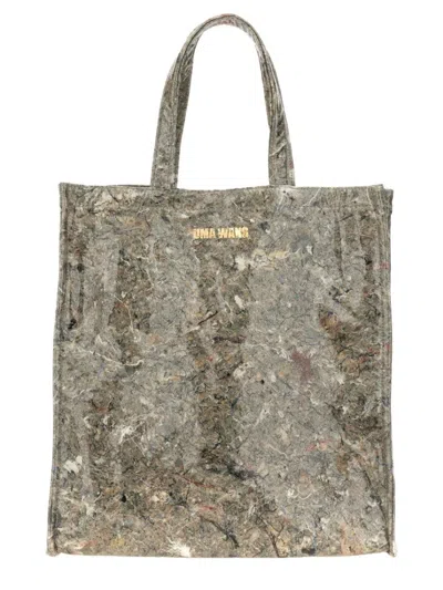 UMA WANG TEXTURED TOTE BAG WITH STURDY HANDLES