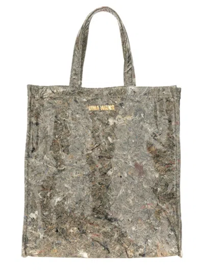 UMA WANG UMA WANG TEXTURED TOTE BAG WITH STURDY HANDLES