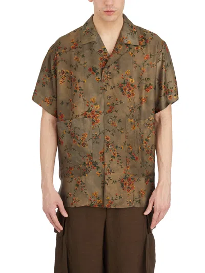 UMA WANG UMA WANG THERRY SHIRT IN VISCOSE AND CUPRO