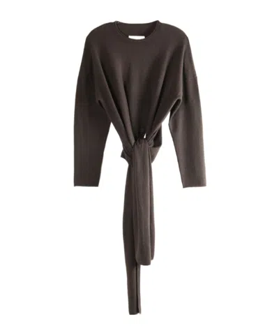 Uma Wang Tied Sweater In Multi