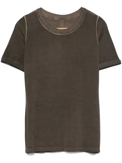 Uma Wang Tir T-shirt In Brown