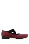 Uma Wang Heeled Ballet Flats In Redblack