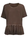Uma Wang Brown Jersey Todi T-shirt
