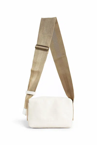 Uma Wang Tofu Small Shoulder Bag In White