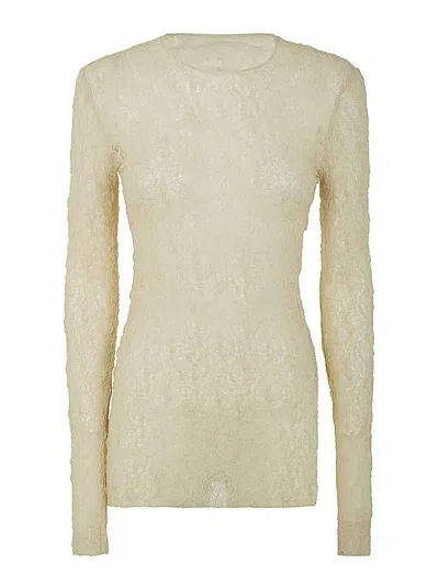 Uma Wang Lace Top In White