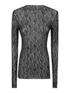 Uma Wang Side Slit Top Woman Black In Polyamide In Black
