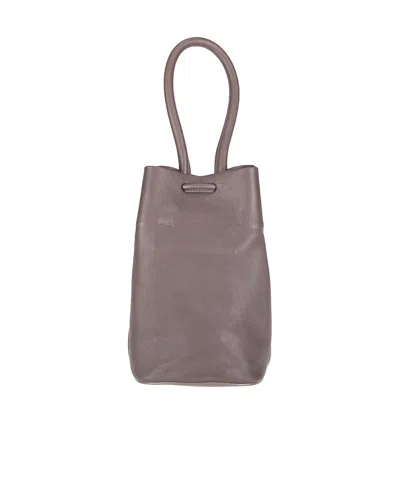 Uma Wang Top Handle Handbag In White