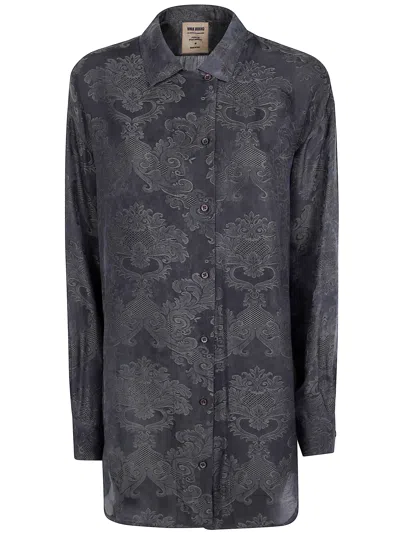 Uma Wang Long-sleeve Casual Jacket In Gray