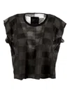 Uma Wang Oversized Sleeveless Top In Black