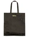 Uma Wang Black Tote Bag With Sturdy Handles In Brown