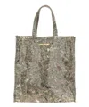 Uma Wang Textured Tote Bag With Sturdy Handles In Grey