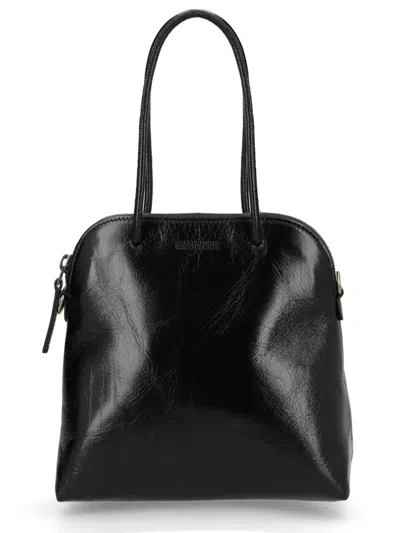 Uma Wang Tote Bag With Logo In Black