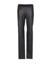 Uma Wang Stretch Leather Trousers Seam Detailing In Black