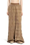Uma Wang Trousers In Brown