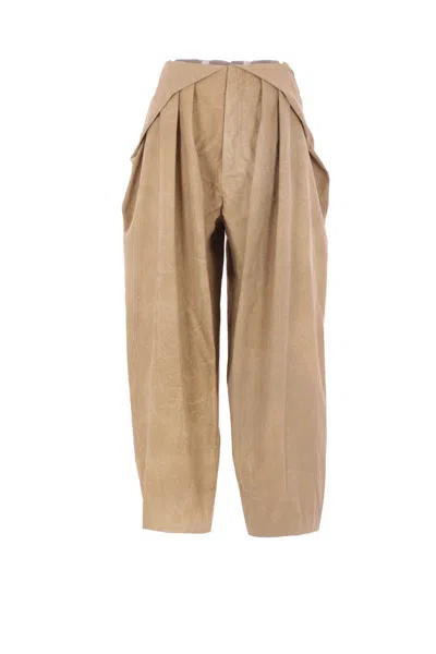 Uma Wang Trousers In Neutral