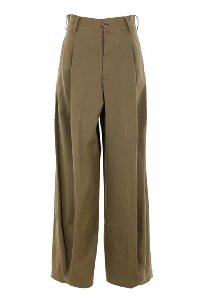 Uma Wang Trousers In Green