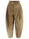 Uma Wang Trousers Woman In Beige