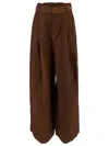 Uma Wang Trousers Woman In Brown