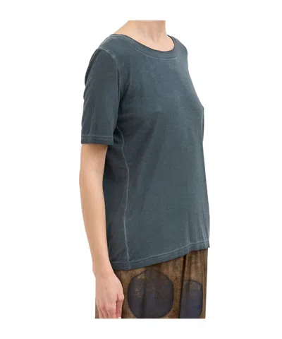 Uma Wang T-shirt Tir In Modal In Blue