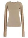 Shop Uma Wang Tshirt Woman In Beige