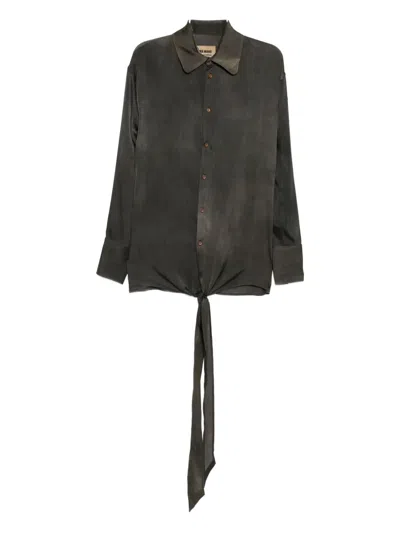 Uma Wang Tubby Shirt In Gray