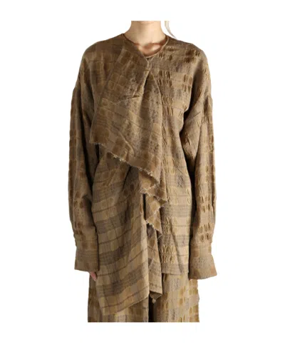 Uma Wang Tumble Top In Brown