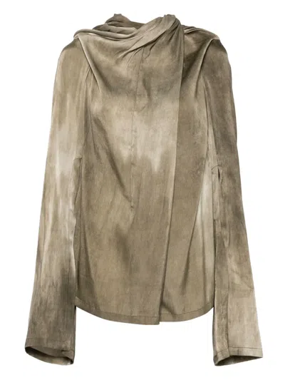 Uma Wang Turnip Shirt In Green
