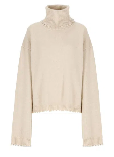 Uma Wang Turtleneck Shirt In Beige